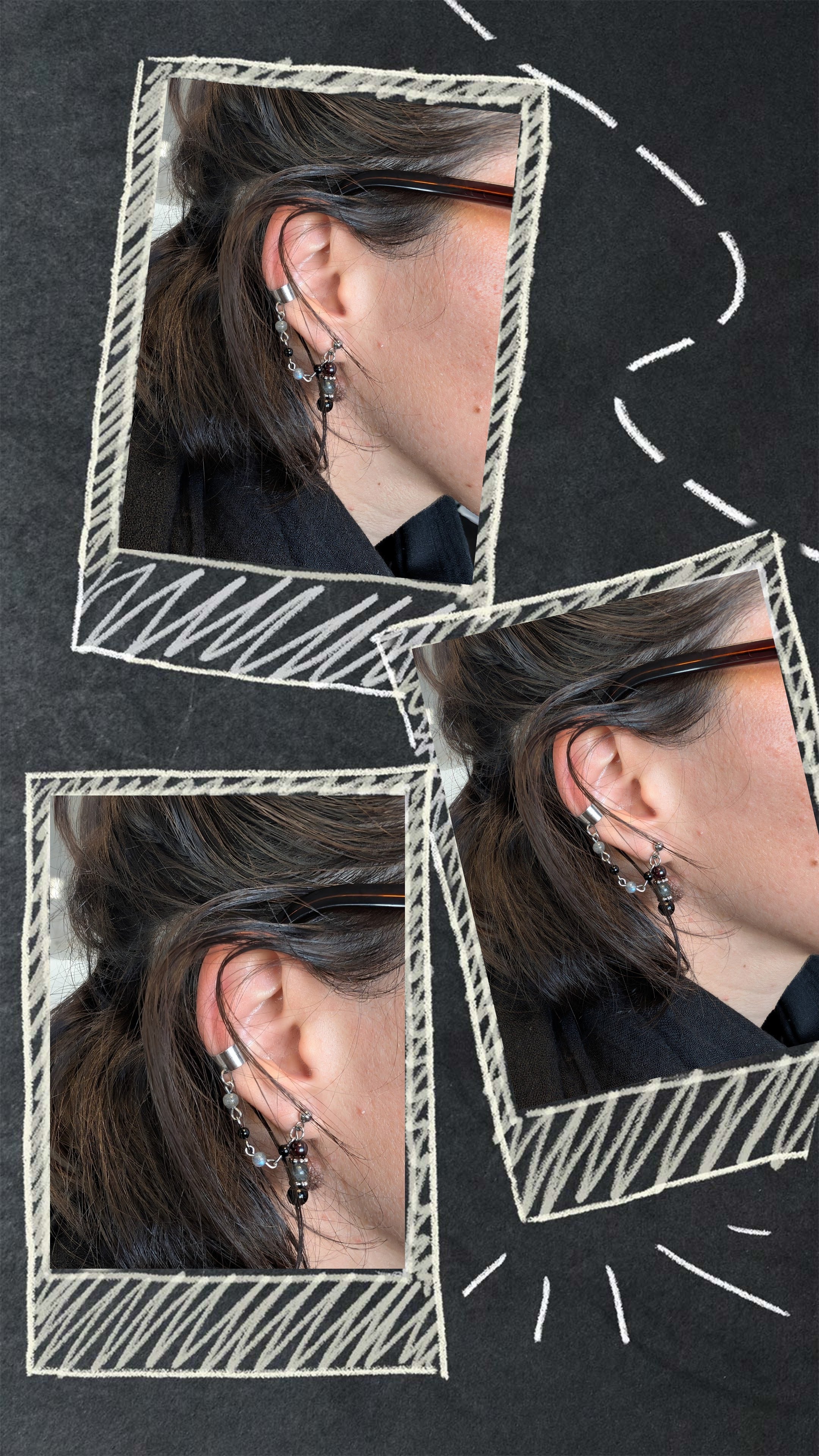 Bague d'oreille#ear cuff#